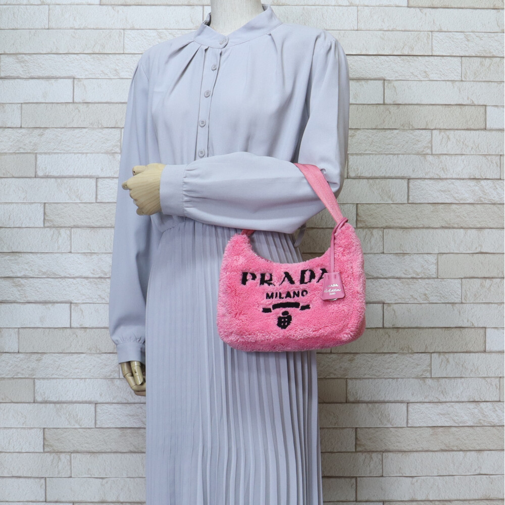 Prada Bag Terry Pink 2000 Mini Re-Edition